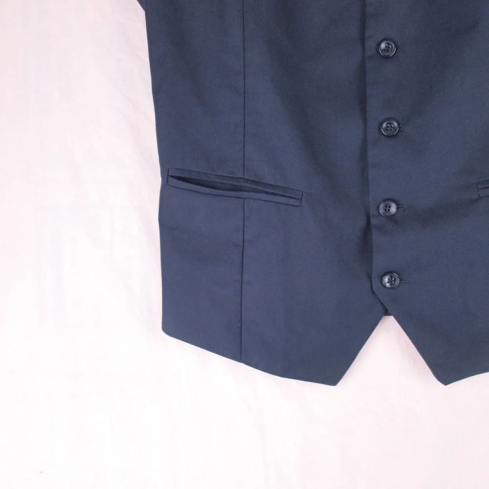 Coofandy Navy Formal Suit Vest Size M